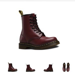 1460 Smooth Cherry Red Dr. Martens